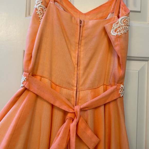 Vintage 1980 Seamstress Made Long Dress - Picture 4 of 6